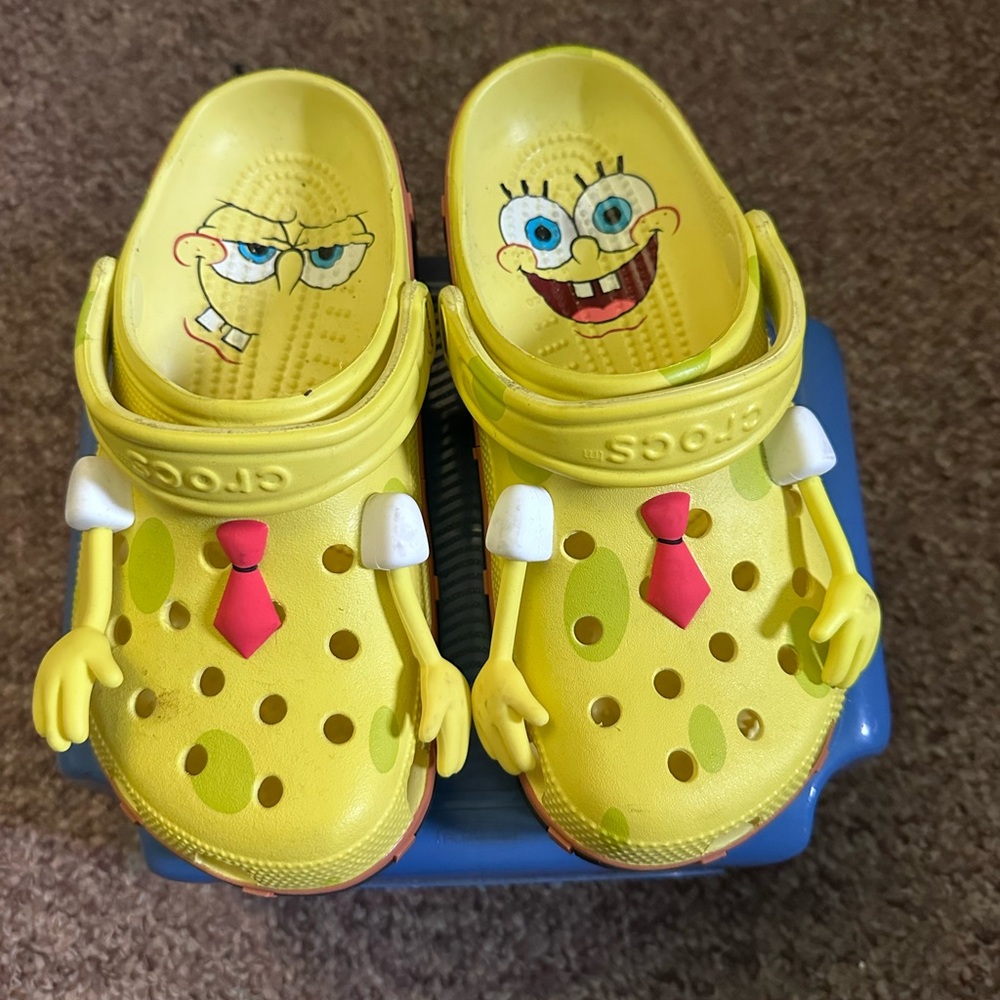 Crocs Kids SpongeBob Yellow Clogs